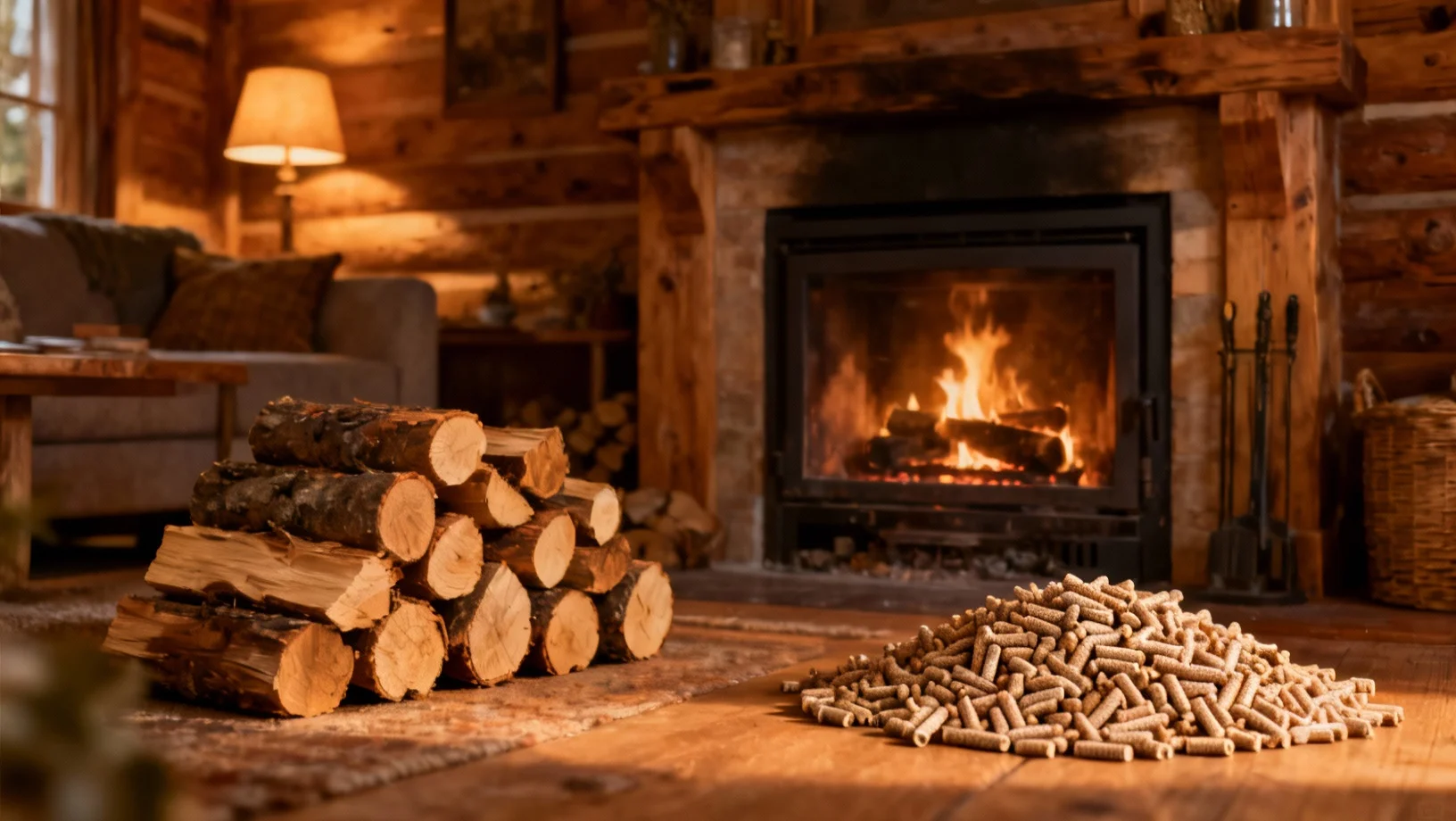 Bûches ou granulés : quel combustible choisir pour votre poêle ?